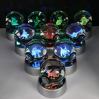 3D Crystal Orb with Multicolor LED Light – Laser-Engraved Pokémon Characters, perfect for collectors and themed gifts